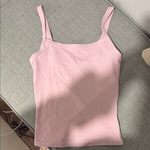 Aritzia Pink Fitted Sleeveless Camisole